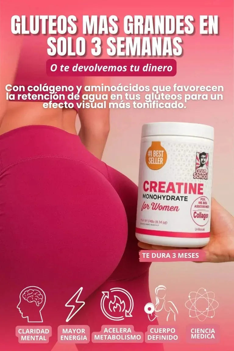 Original Old School Labs® Creatina Monohidratada para Mujer