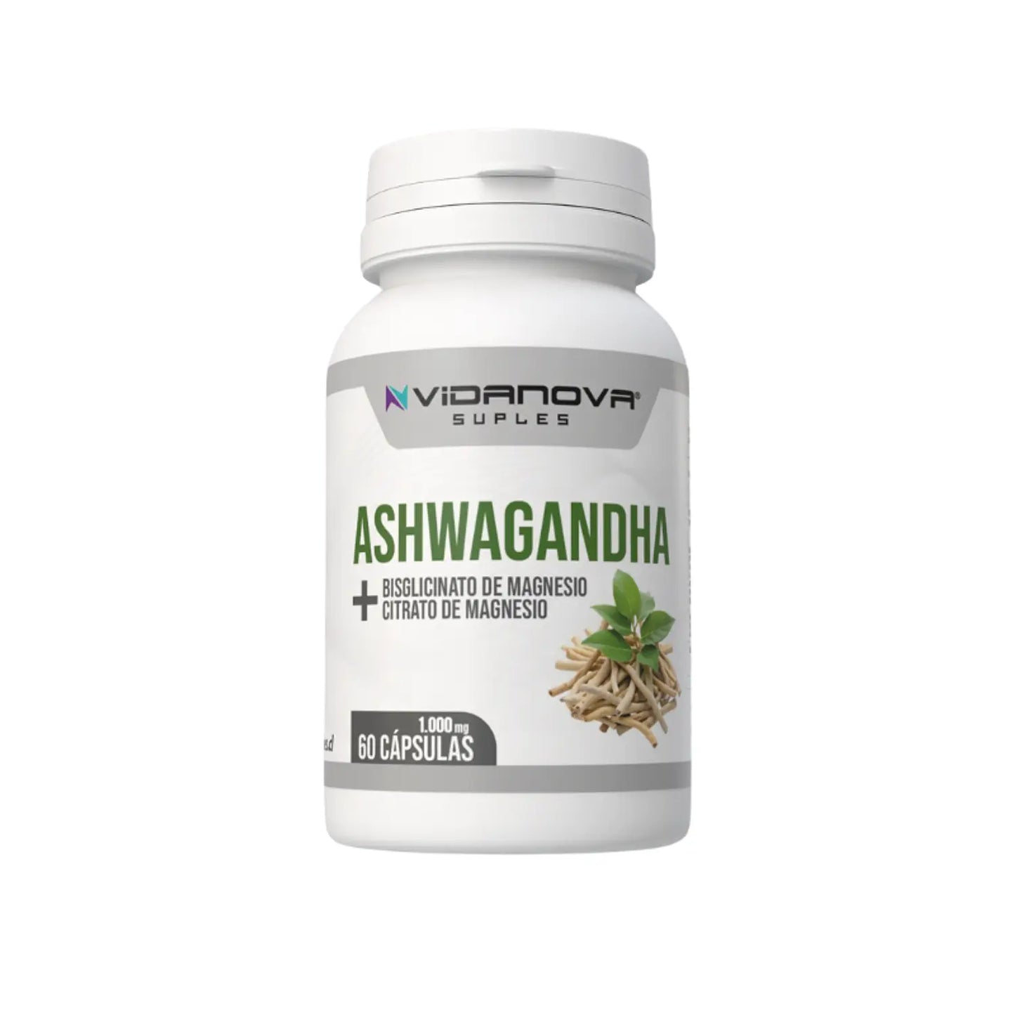 Ashwagandha + Magnesio 1000mg 60 CAPS