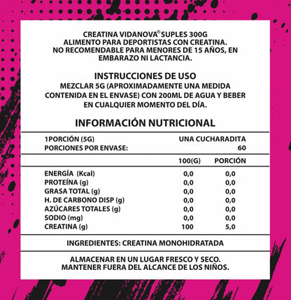 Creatina WOMAN Monohidratada 300g