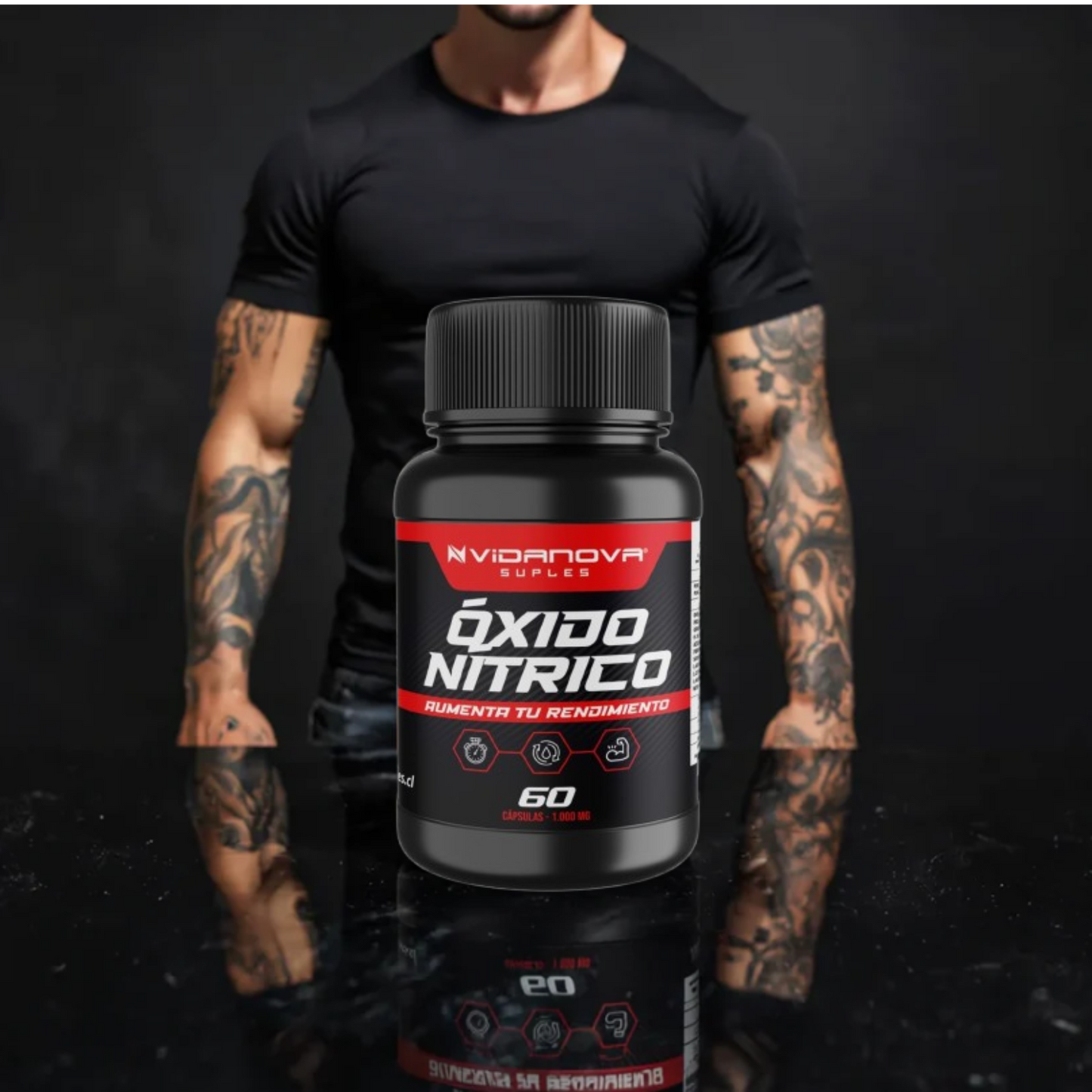 Óxido Nítrico 1000mg 60 Caps💊💪