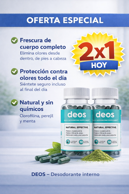DEOS 30 Cápsulas | OFERTA 2X1 POR TIEMPO LIMITADO