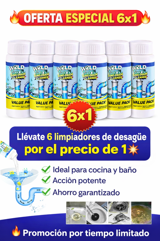 Polvo Limpiador De Drenaje | OFERTA 6X1