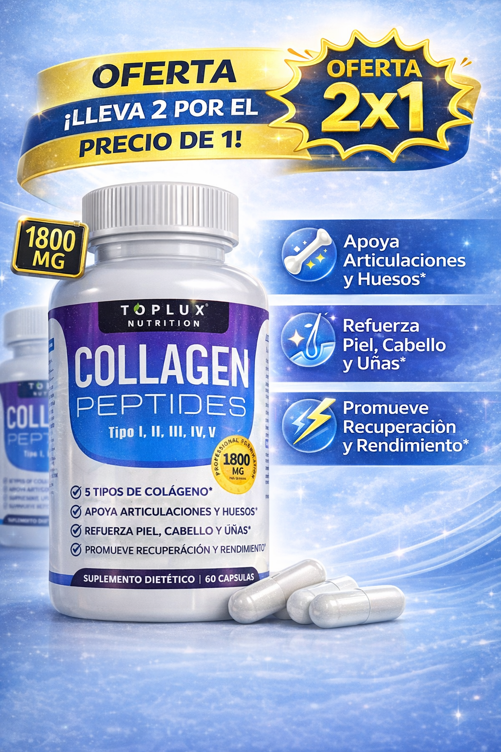 Original Collagen Peptides Resultados Reales | 2X1 OFERTA LIMITADA