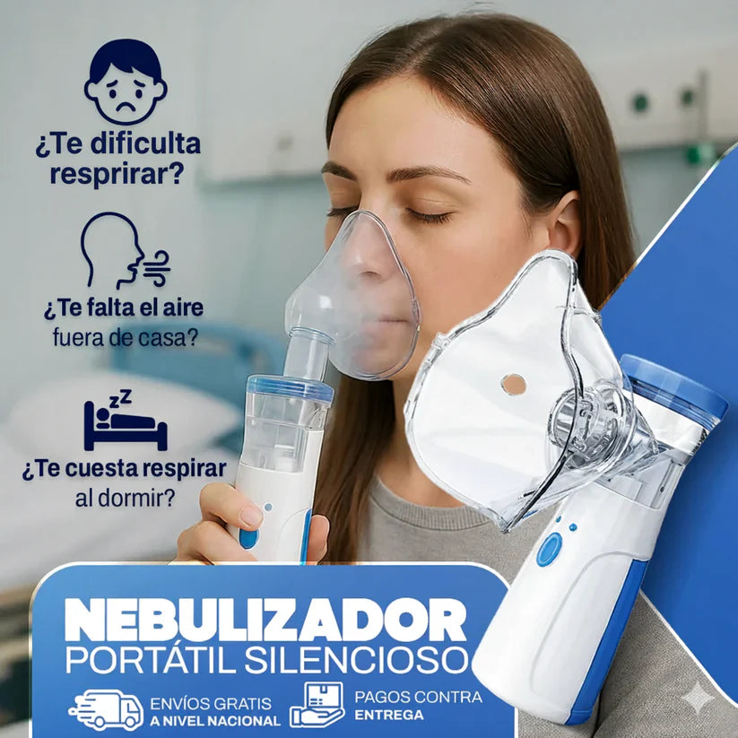 Tu Hijo Respira Mejor en Segundos 🌬️ La Revolución que Lleva Tranquilidad a Casa | Nebulizador Portátil ❤️