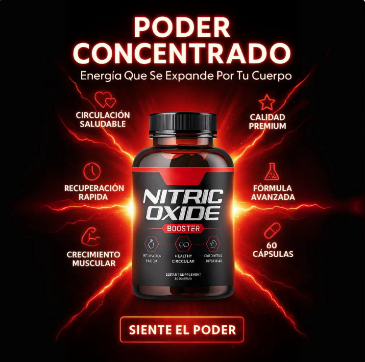 Óxido Nítrico 1000mg 60 Caps💊💪