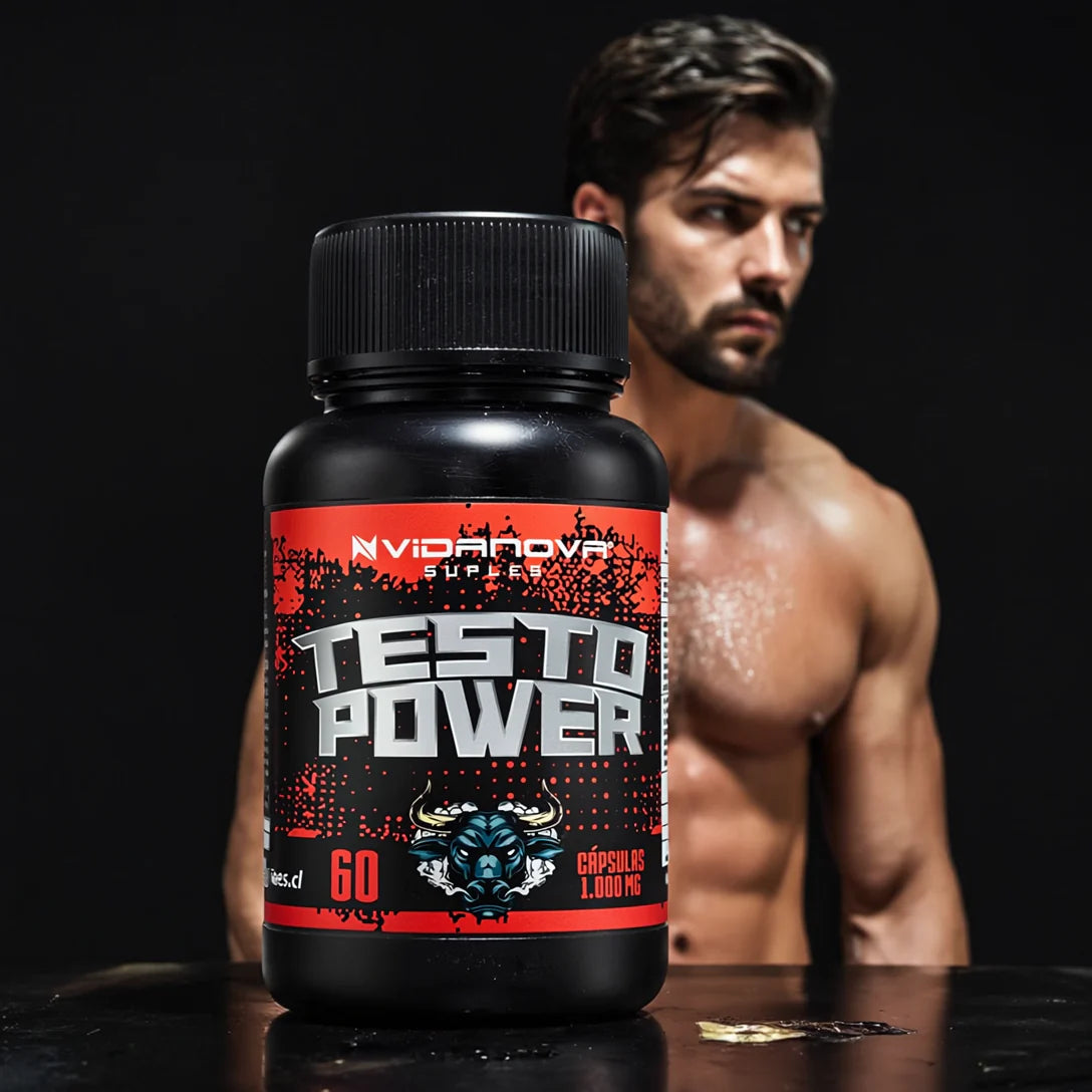 TESTO POWER 1000MG 60CAPS + ENVÍO GRATIS 🎁