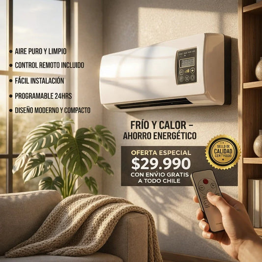 ClimaFlex 365™ 2 en 1 Calefactor y ventilador compacto para espacios pequeños